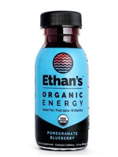 Ethans 2458479 2 Fl Oz Pomegranate & Blueberry Energy Shot Drink, Case Of 12