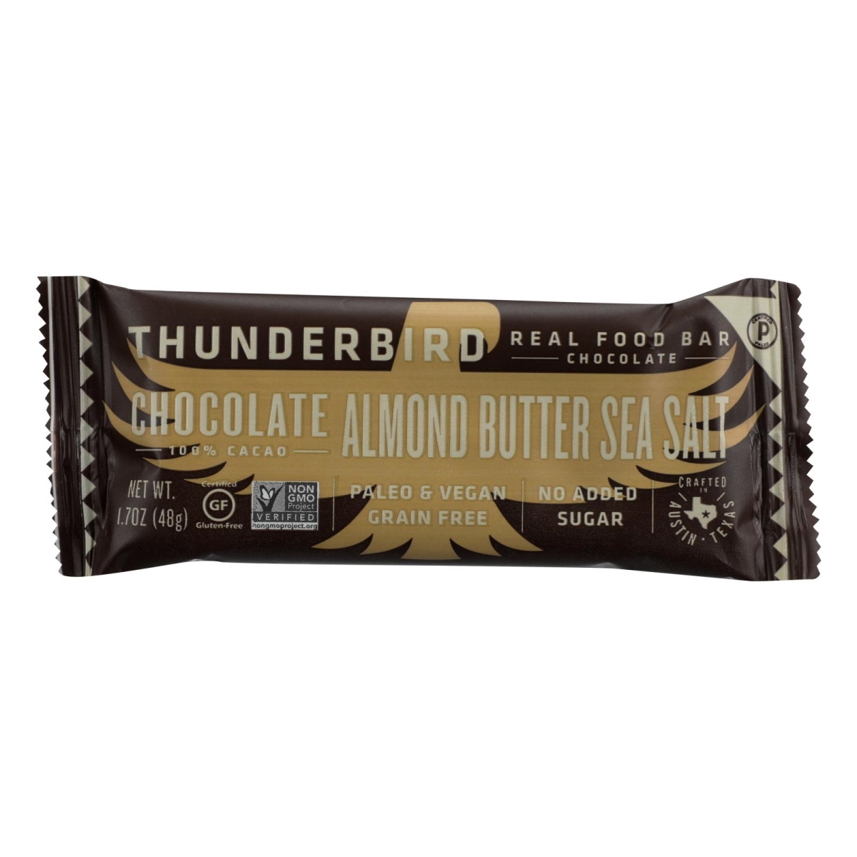 2463354 1.7 Oz Chocolate Almond Butter & Sea Salt Bar, Case Of 15