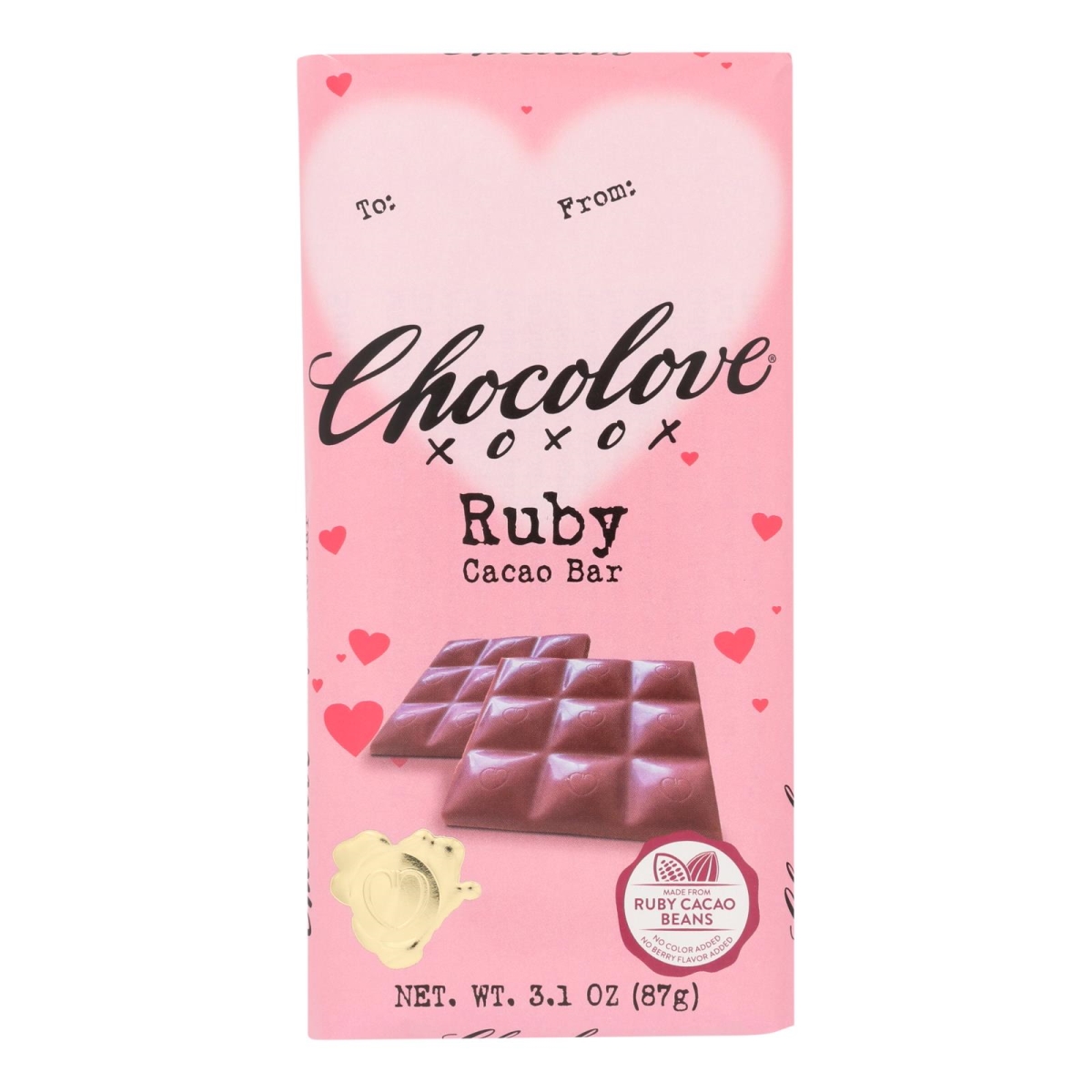 UPC 716270001110 product image for 2332831 3.2 oz Chocolate Ruby Pink Val Bar, Case of 24 | upcitemdb.com