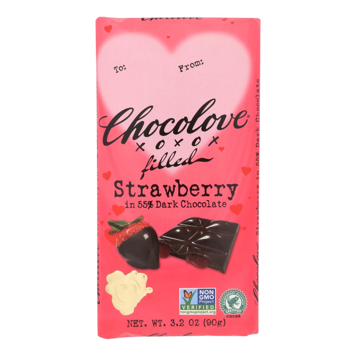 UPC 716270001127 product image for 2332823 3.2 oz Dark Chocolate Strawberry Val Bar, Case of 10 | upcitemdb.com