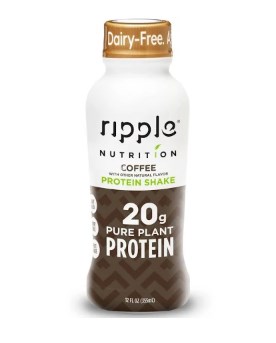 Ripple Foods Pbc 2503472 12 Oz Ready To Drink Coffee Protein Shake, Pack Of 4 - Case Of 4
