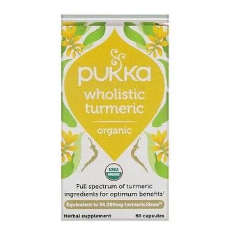 2451292 Organic Wholistic Turmeric Supplement, 60 Count