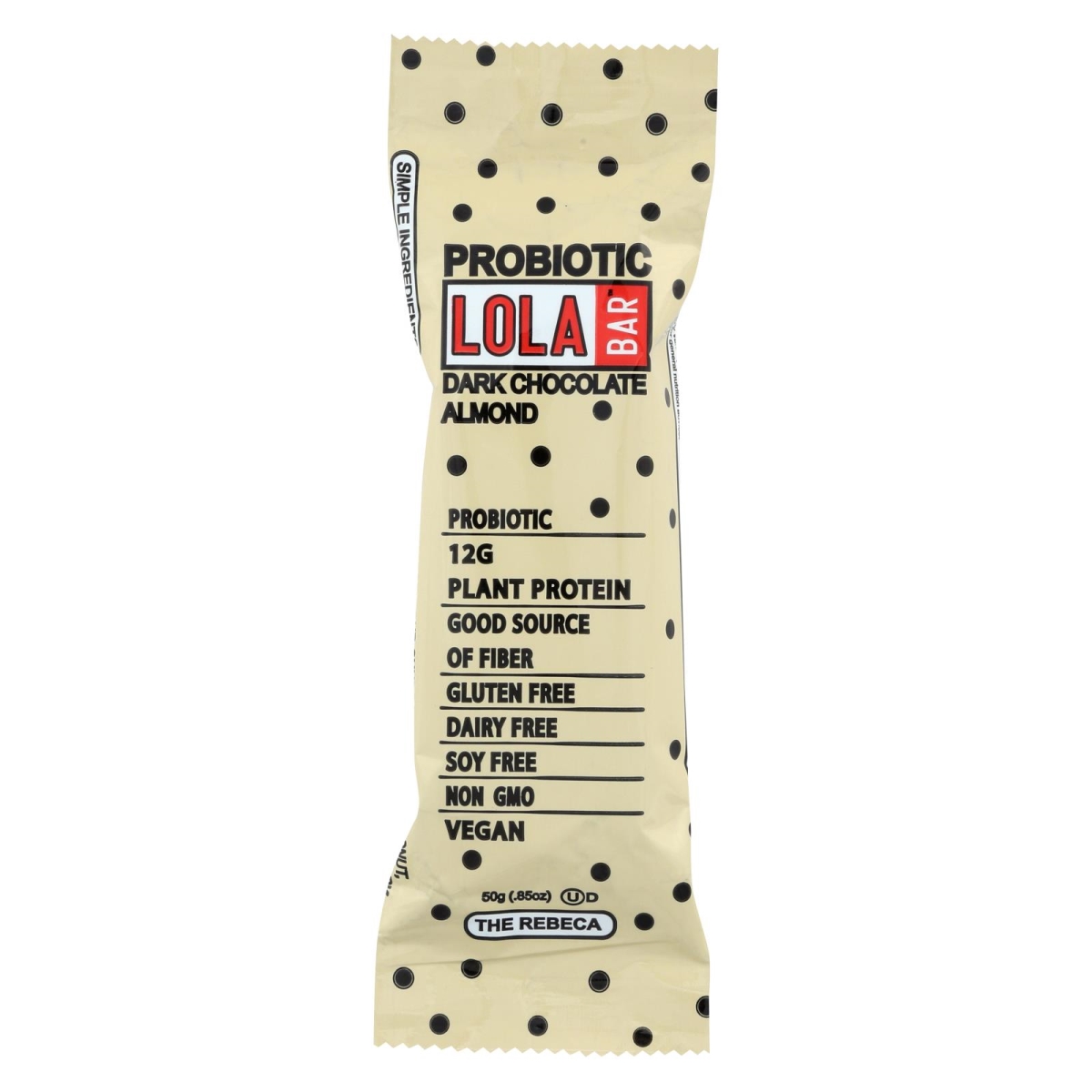 2314961 1.76 Oz Dark Chocolate Almond Probiotic Bar, Case Of 12