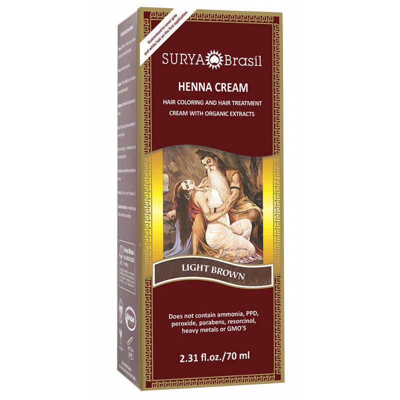 2219905 2.37 Oz Light Brown Henna Cream