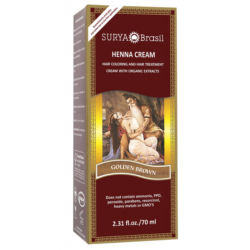2219921 2.37 Oz Golden Brown Henna Cream