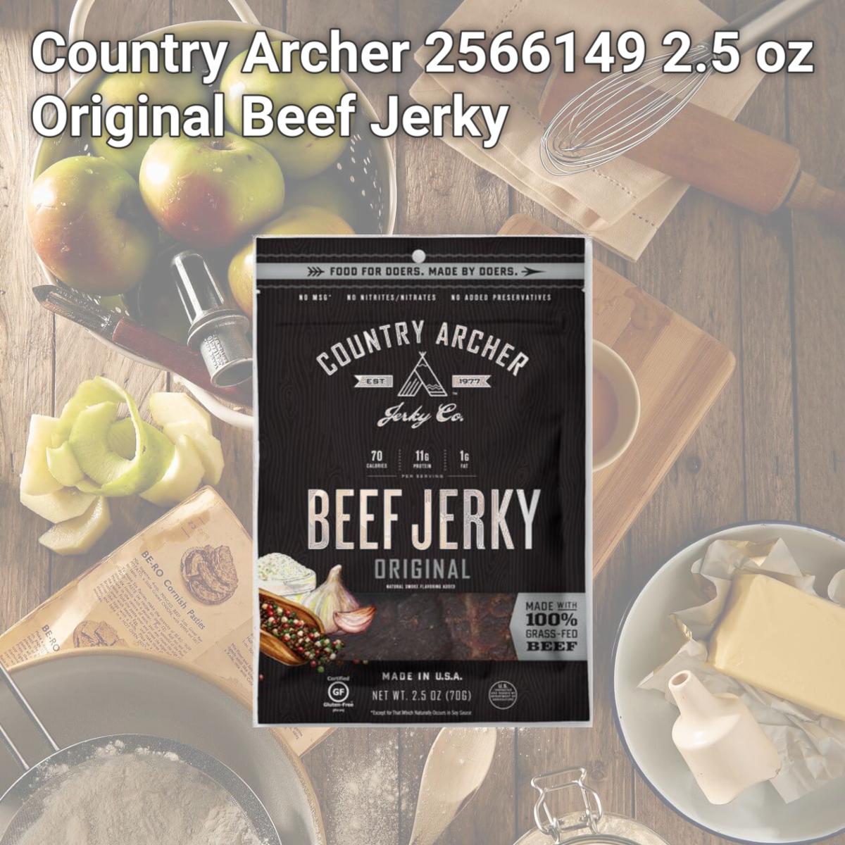 Picture of Country Archer 2566149 2.5 oz Original Beef Jerky