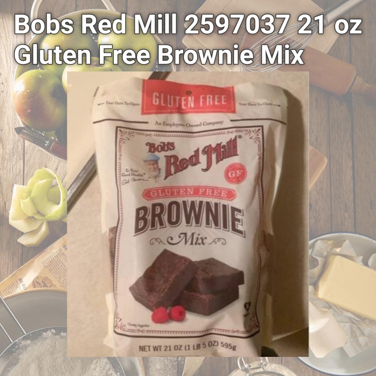 Picture of Bobs Red Mill 2597037 21 oz Gluten Free Brownie Mix 