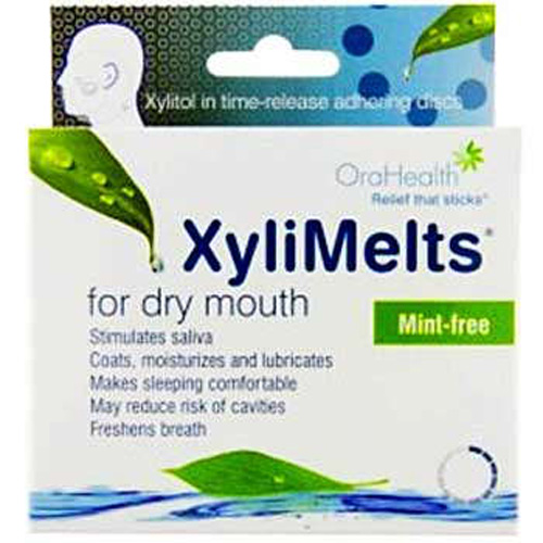 1522036 Xylimelts Dry Mouth Mint Free, 40 Count