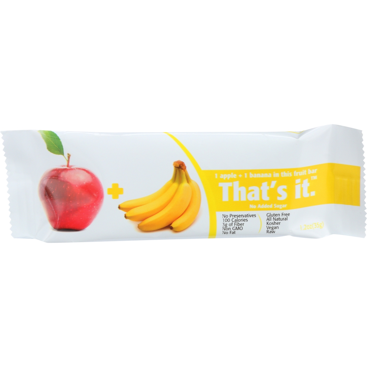 1517598 1.2 Oz Apple & Banana Fruit Bar, Case Of 12