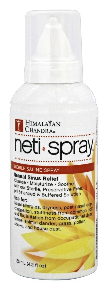 Himalayan Chrandra 1777879 4.2 Oz Neti Spray Sterile Saline Spray