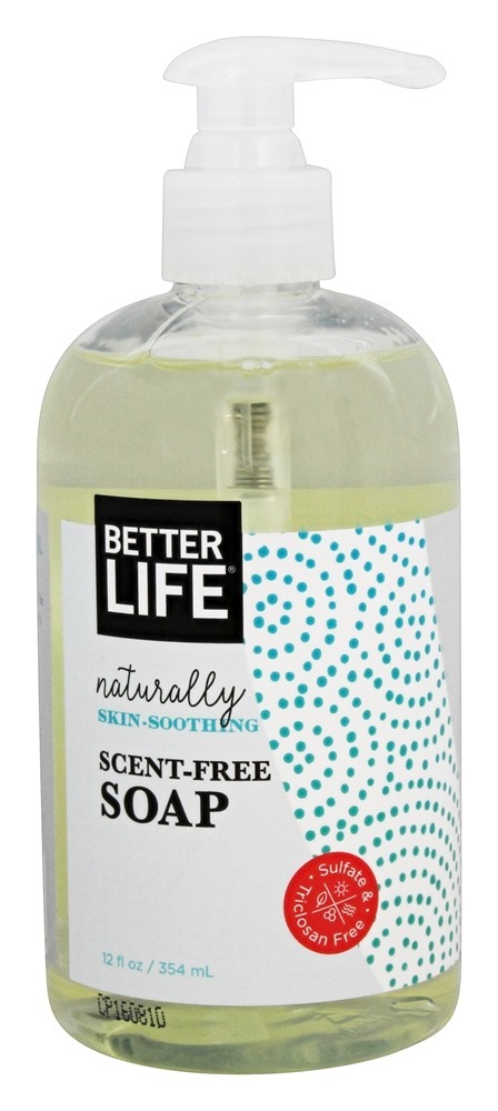Better Life 1850015 12 Fl Oz Naturally Skin Soothing Liquid Soap Scent Free