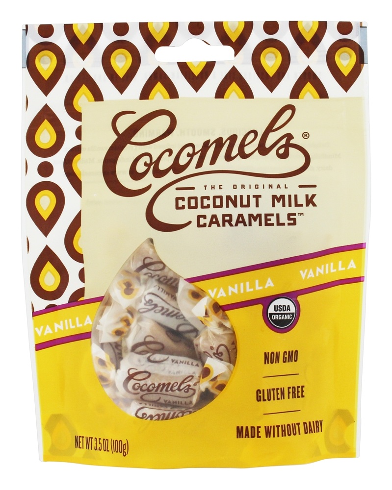 1785773 3.5 Oz Organic Coconut Milk Caramels Vanilla - Case Of 6