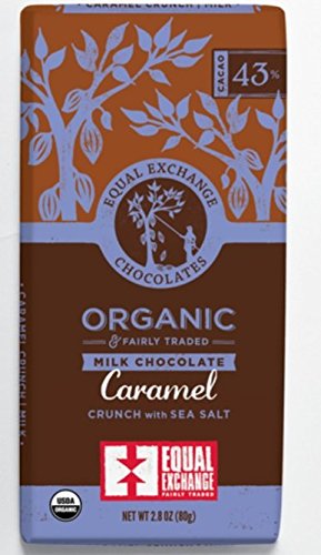1814714 2.8 Oz Organic Dark Chocolate Caramel Crunch With Sea Salt - Case Of 12