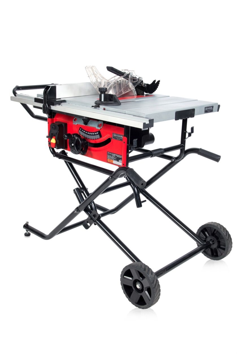 Ts4004 10 In. Bench Top & Portable Table Saw On Wheels