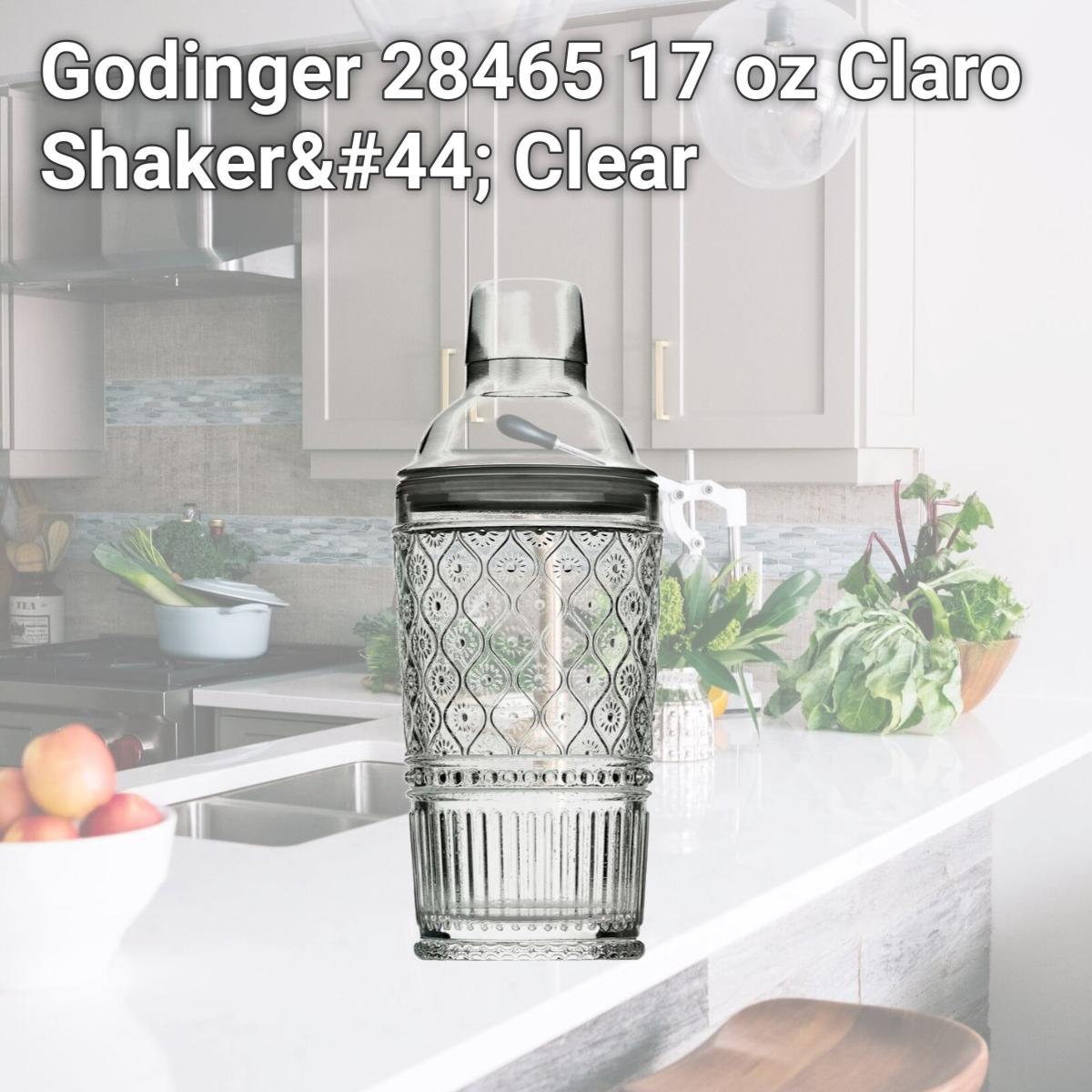 Picture of Godinger 28465 17 oz Claro Shaker&#44; Clear