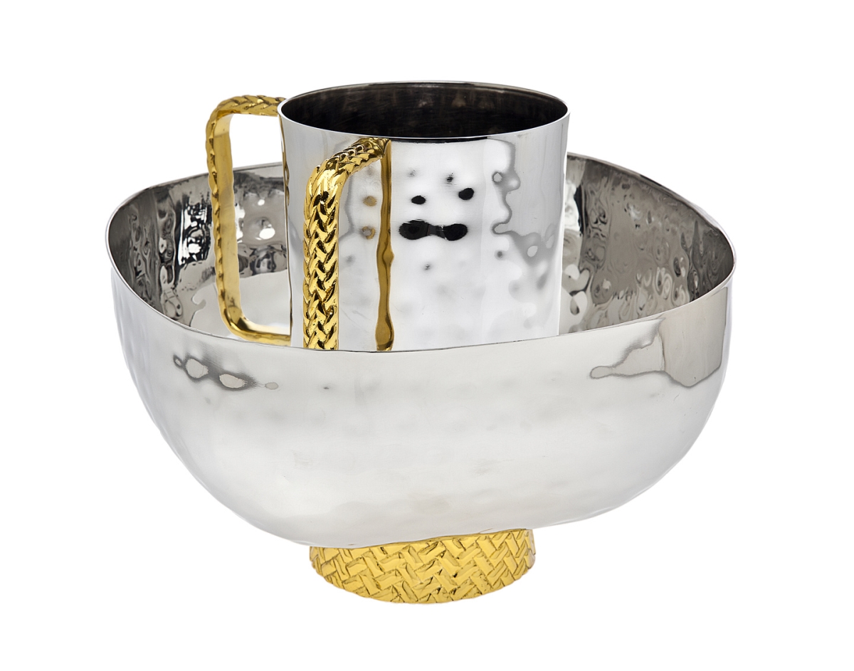 70256 Herringborne Wash Set, Silver