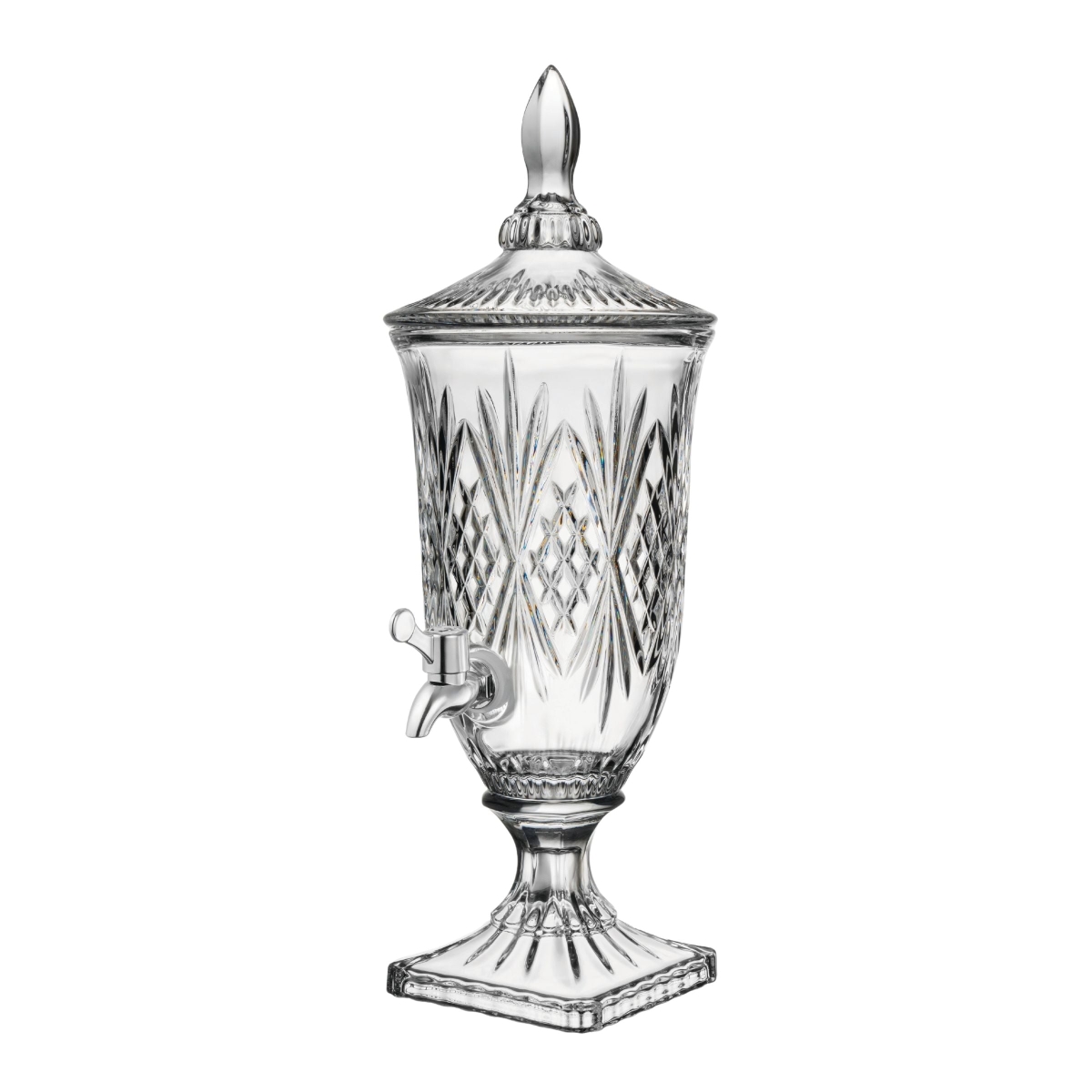 29514 60 oz Dublin Crystal Mini Beverage Dispenser, Clear