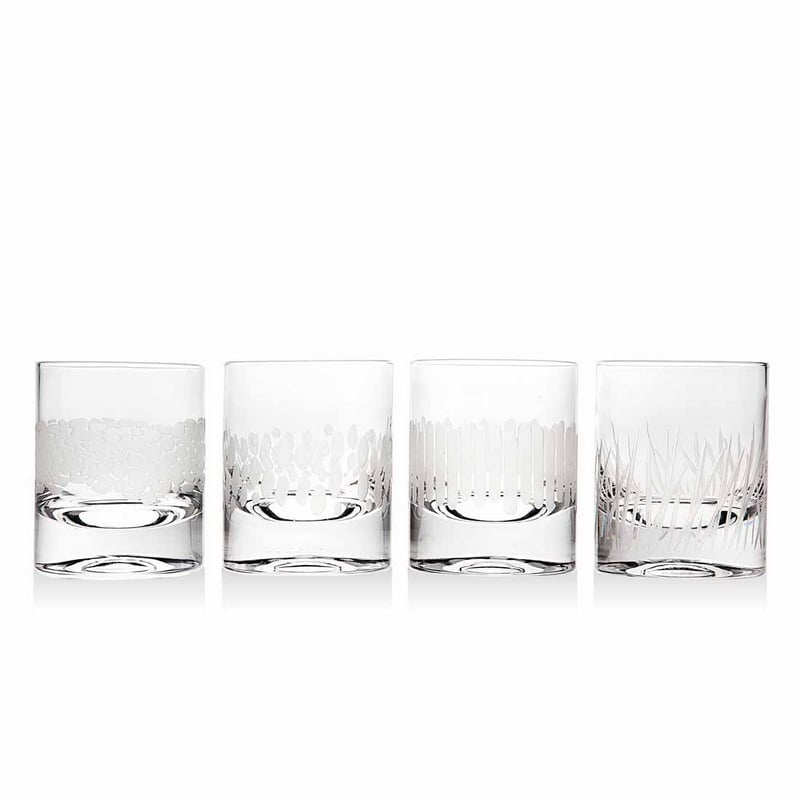 UPC 028199480878 product image for Godinger 48087 7.5 oz Galleria Double Old Fashioned Galss - Set of 4 | upcitemdb.com