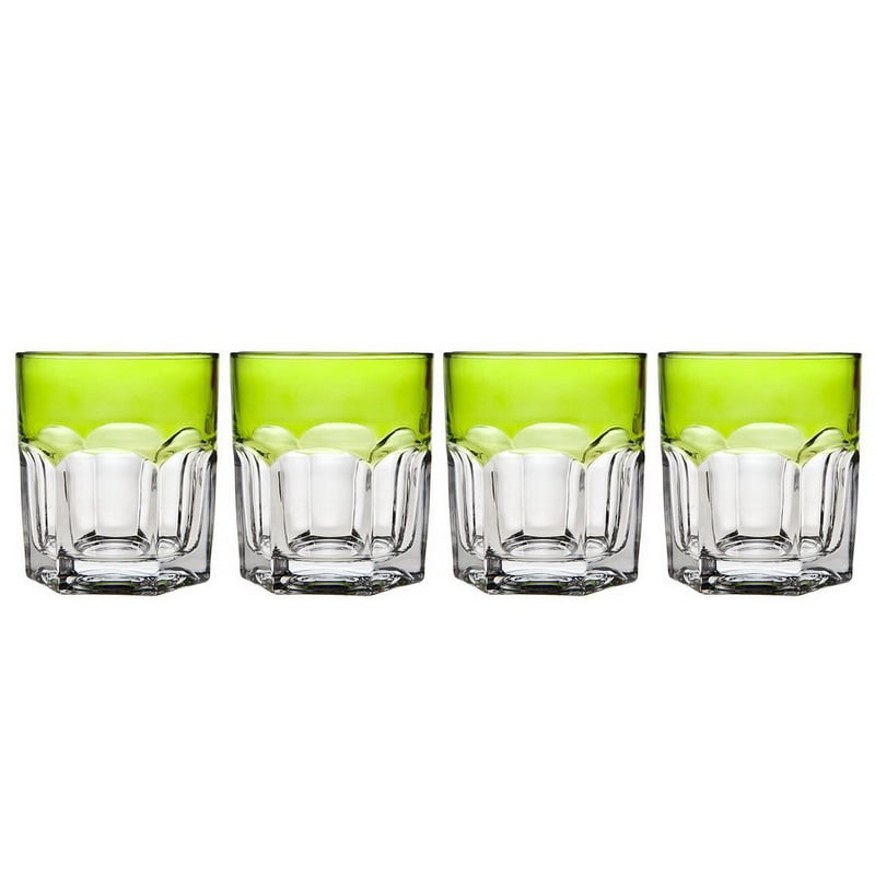 UPC 028199483138 product image for Godinger 48313 9 oz Theo Double Old Fashioned Galss Green - Set of 4 | upcitemdb.com