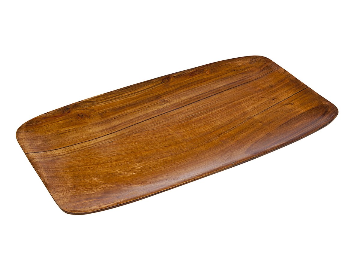 64014 Wood Serving Plate, Rectangle