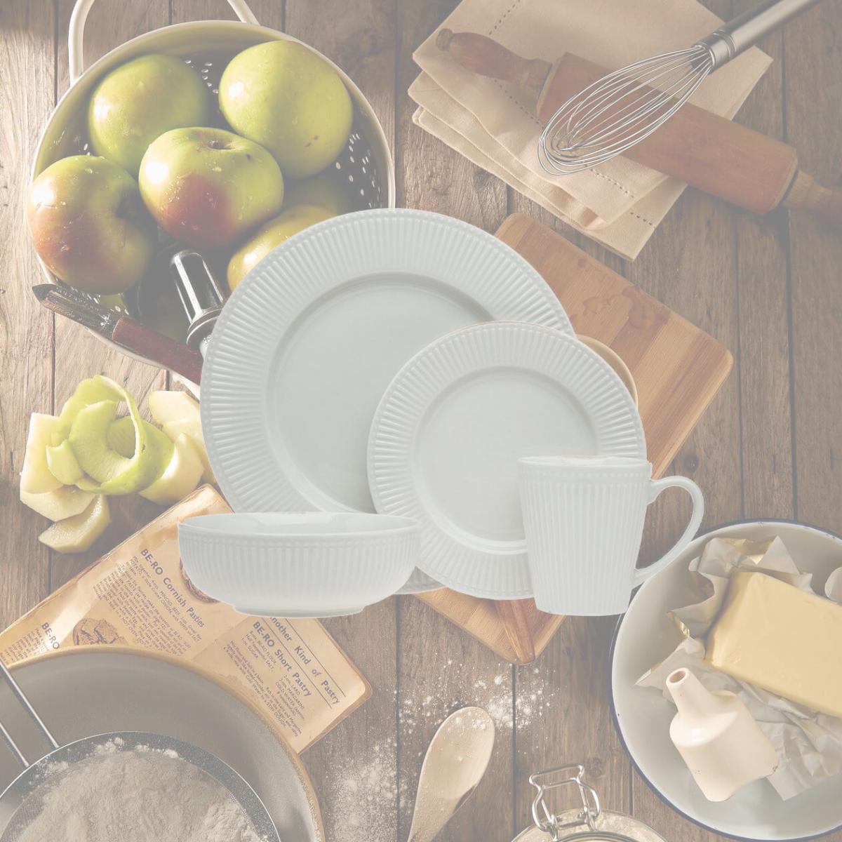 Picture of Godinger 82856 Republique Plain Set - 16 Piece