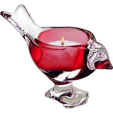 44515 Bird Votive Holder - Red