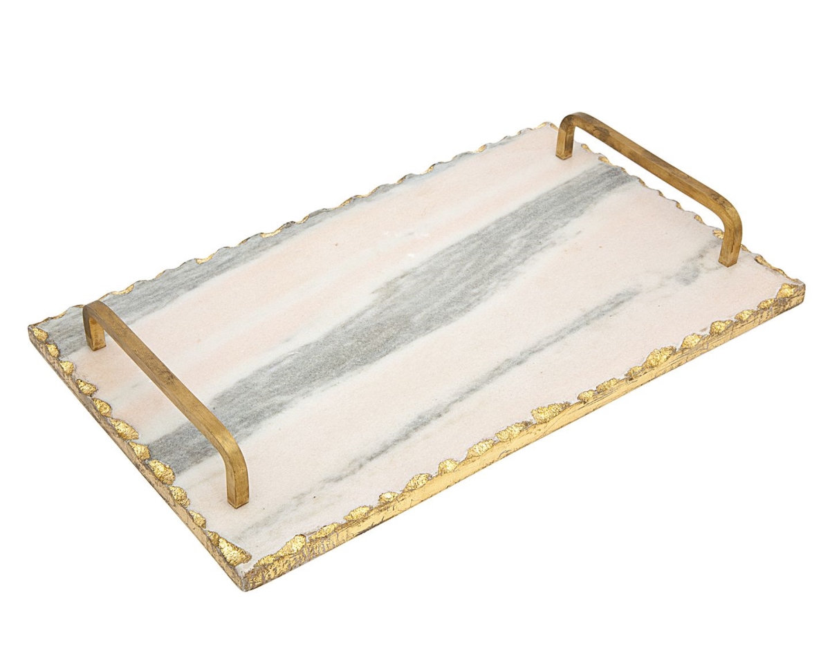64535 Pink Marble Serving Board