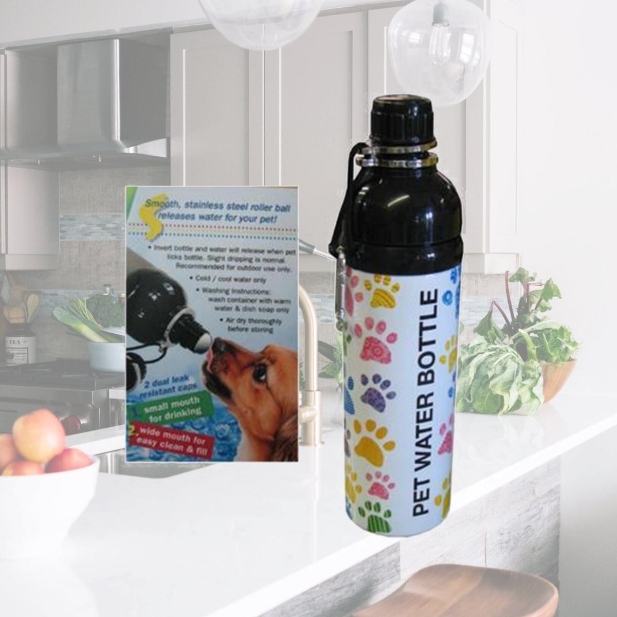 Picture of Good Life Gear SF6035 PAWS 24 oz. BPA Free Travel Water Bottle For Pets - Paws
