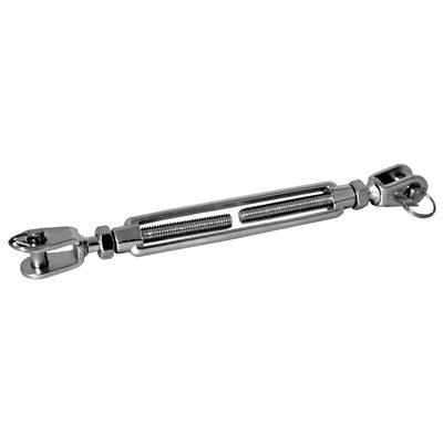 471996 10 Mm Stainless Steel Turnbuckle Euro Type Jaw & Jaw