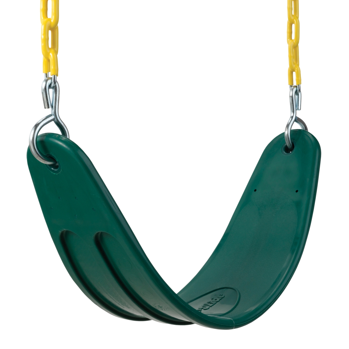 04-0039-g-y Extreme Duty Swing Belt, Green With Yellow Chains