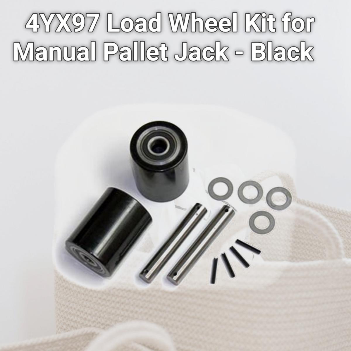 Picture of Dayton GWK-4YX97-LW 4YX97 Load Wheel Kit for Manual Pallet Jack - Black
