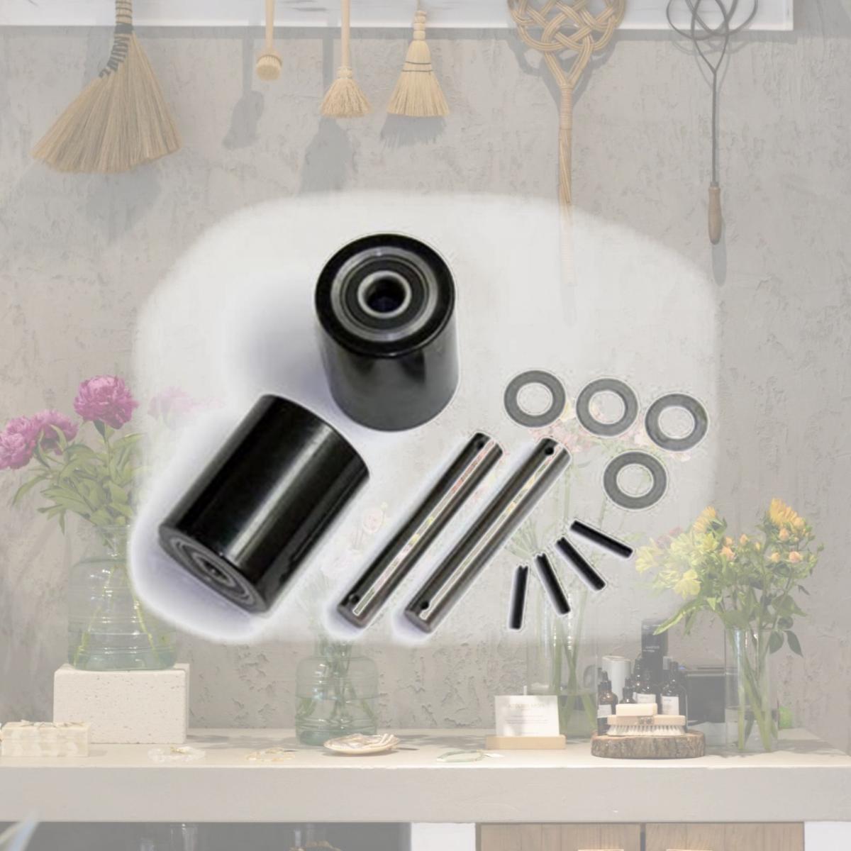 Picture of Dayton GWK-4YX97-LW 4YX97 Load Wheel Kit for Manual Pallet Jack - Black