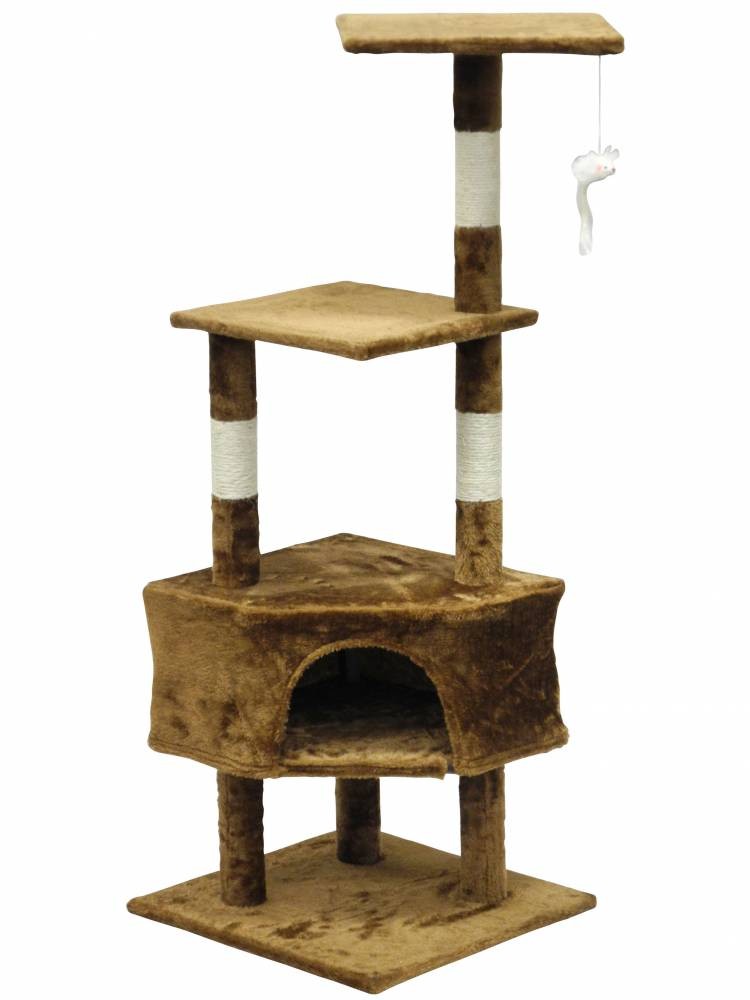 Hc-012 Light Weight Economical Cat Tree Furniture - Brown