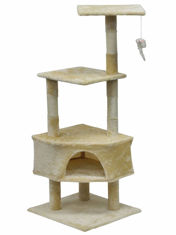 Hc-011 Light Weight Economical Cat Tree Furniture - Beige