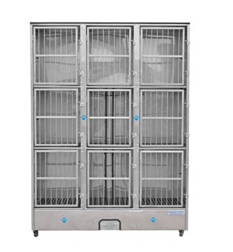 9 Unit Cage Bank - Fully Assembled