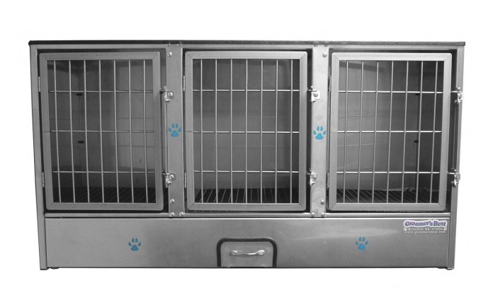 3 Unit Cage Bank - Fully Assembled