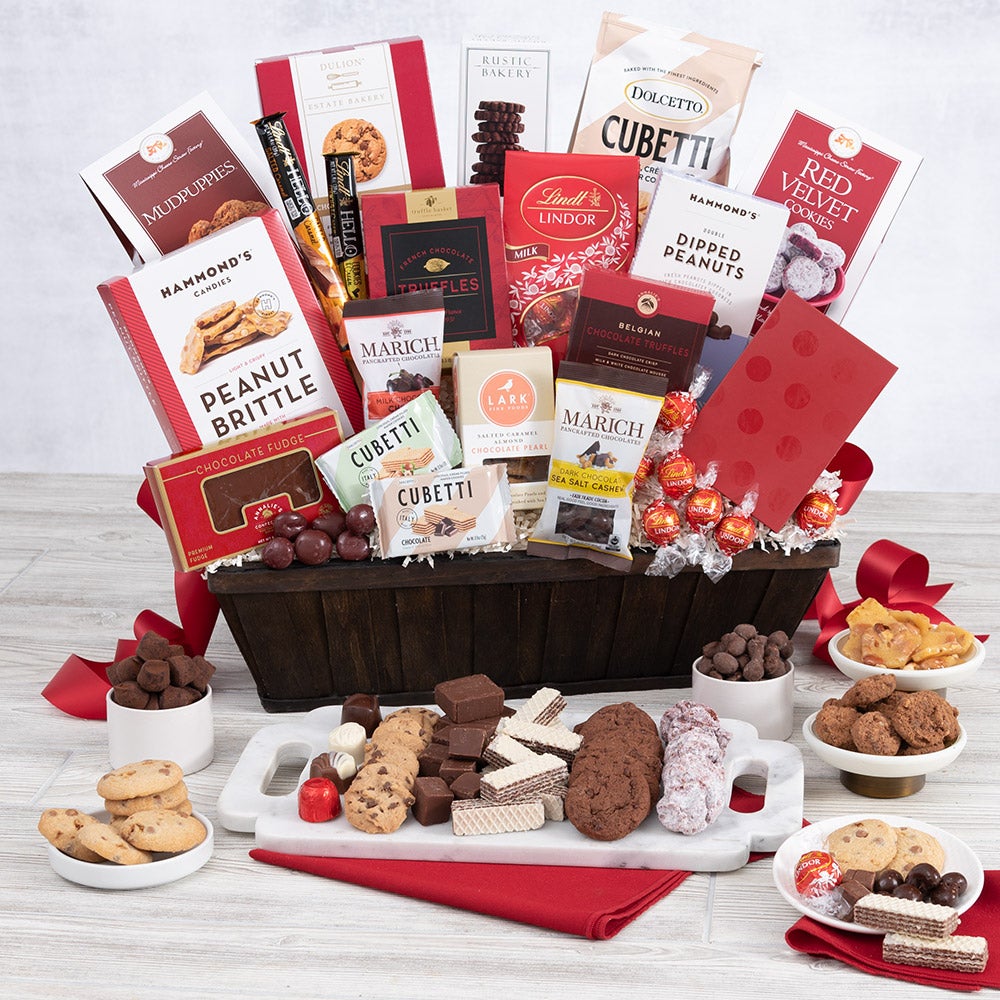 4063 Chocolate Gift Baskets - Deluxe
