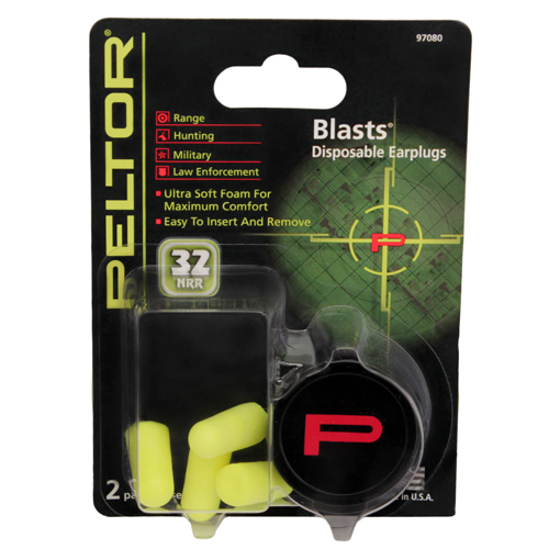 97080-10c Sport Blasts, Neon Yellow - 2 Pair Per Pack