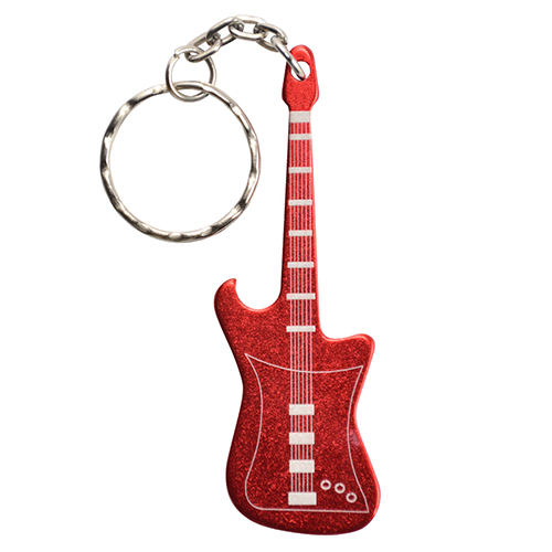 50-key0085-04 Guitar Bottle Opener, Red