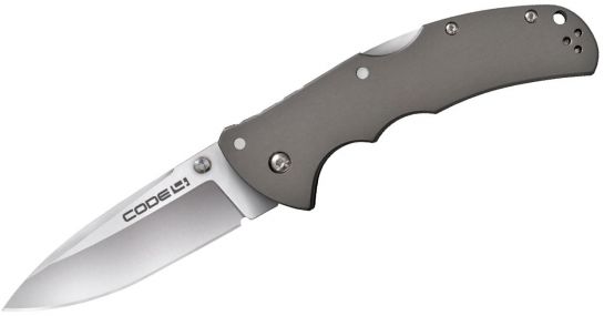 58PS 3.5 in. Code 4 Spear Point Folding Knife