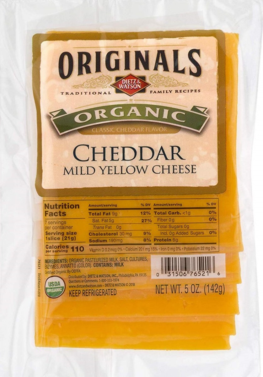 Khch00333261 Cheddar Mild Yellow Pre-sliced Cheese, 5 Oz