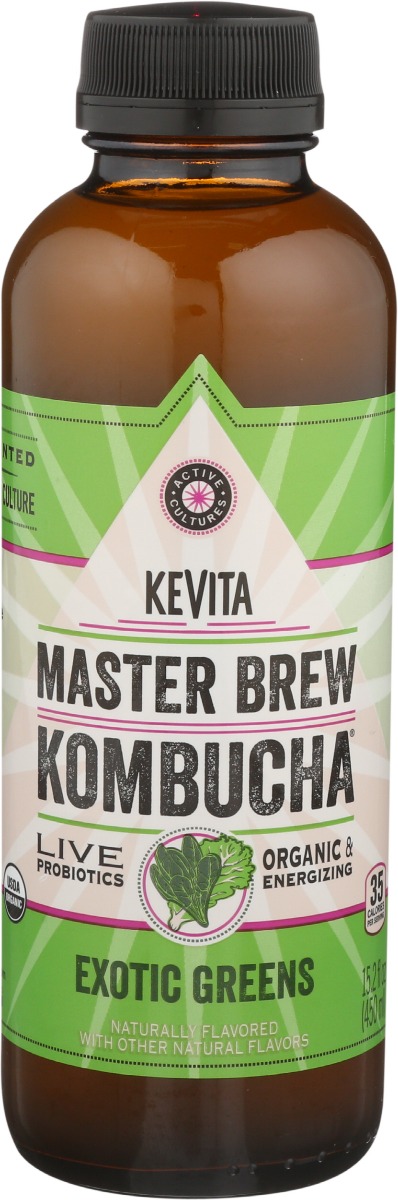 Khch00340742 Master Brew Kombucha Exotic Greens, 15.20 Oz