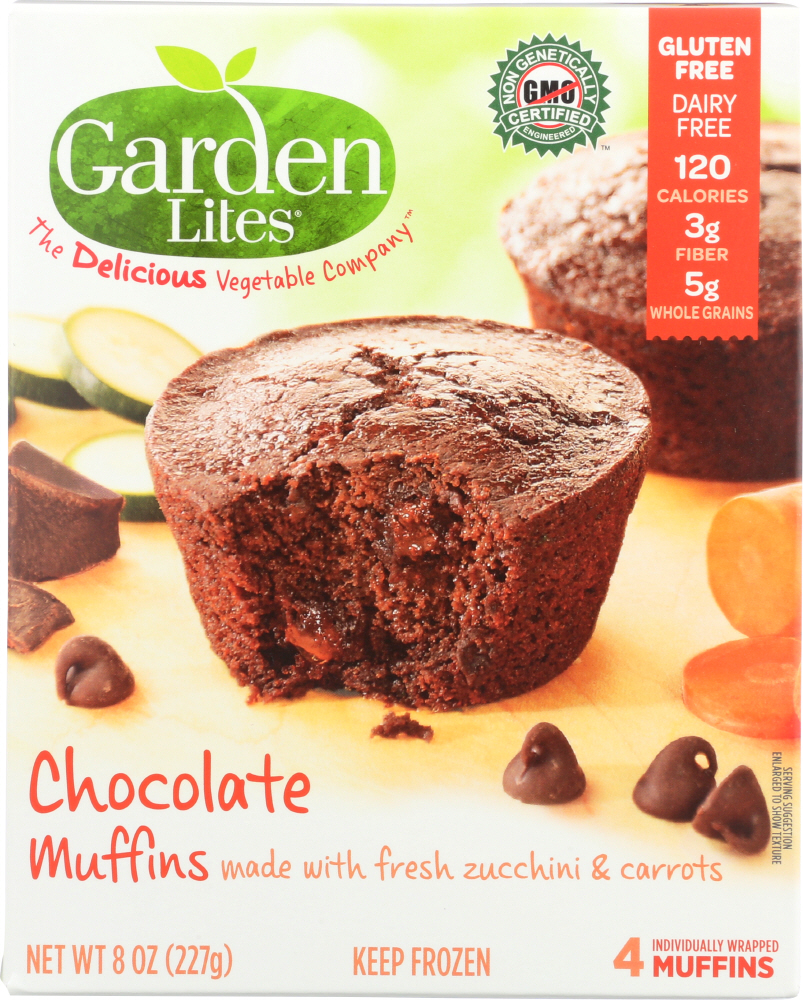 UPC 704863028026 product image for Garden Lites KHFM00090671 Zucchini Chocolate Veggie Muffin Gluten Free All Natur | upcitemdb.com