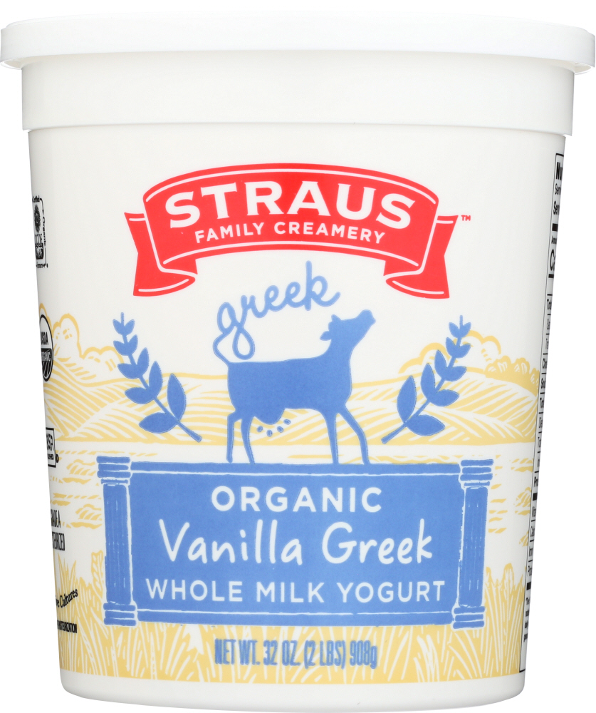 VANILLA WHOLE MILK ORGANIC GREEK YOGURT