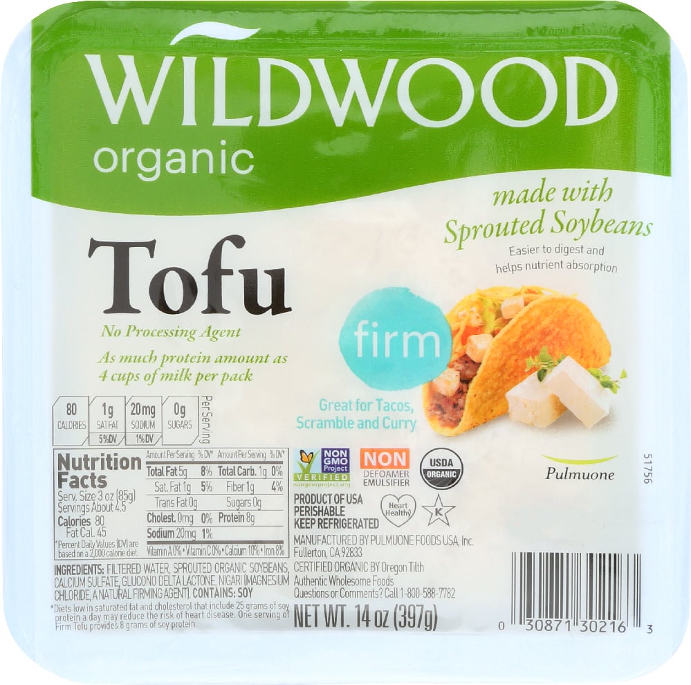 WILDWOOD, ORGANIC SPROUTOFU