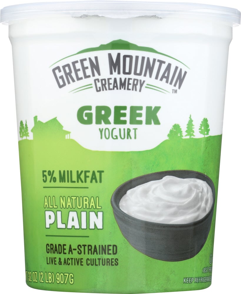 KHCH00663120 32 oz 5 Percent Milkfat Plain Greek Yogurt