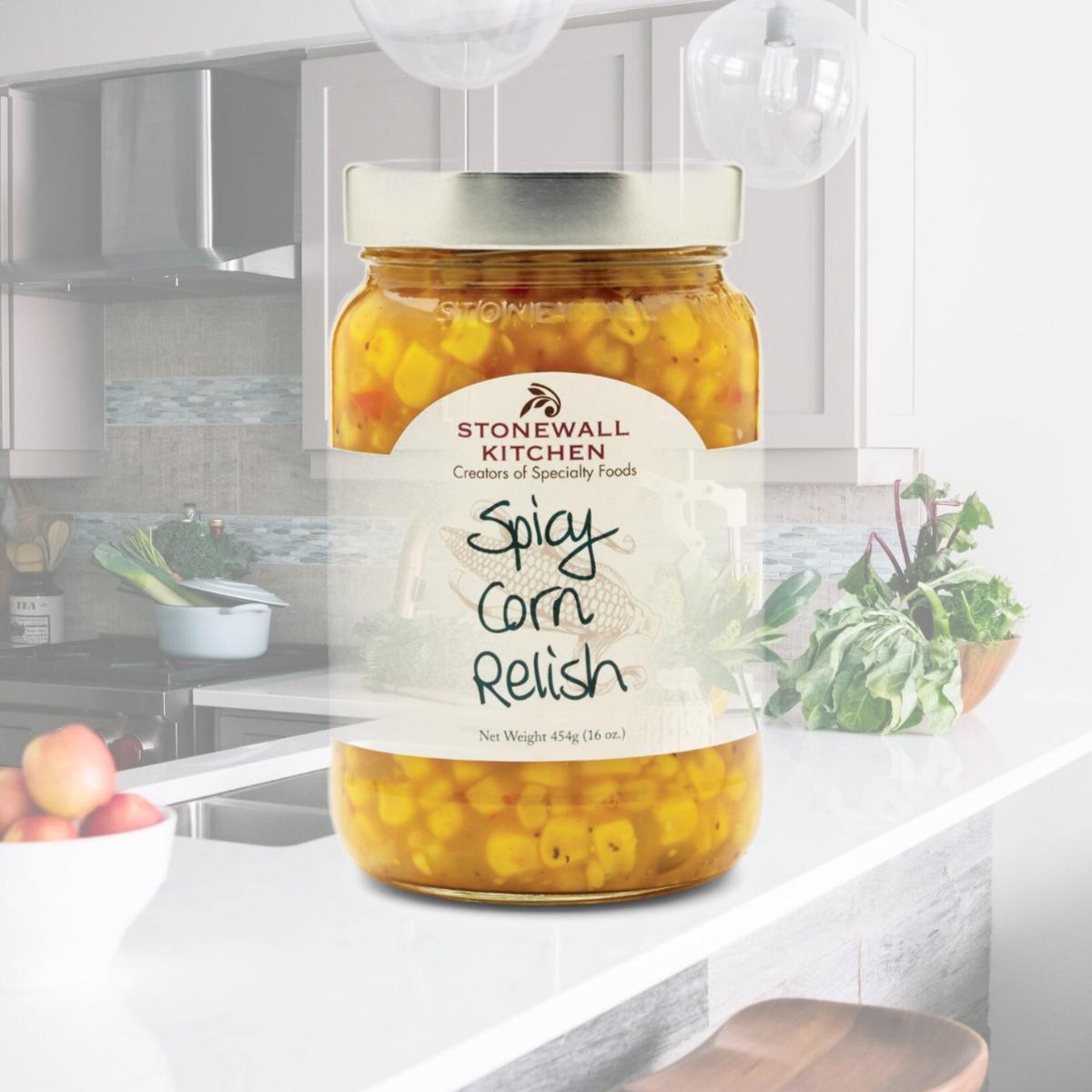Picture of Stonewall Kitchen KHLV01528165 Spicy Corn Relish Receipe - 16 oz
