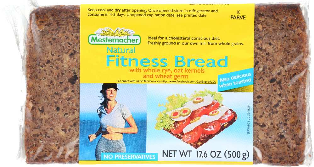 UPC 084213000781 product image for KHFM00586818 17.6 oz Fitness Bread with Whole Rye Oat Kernels & Wheat Germs | upcitemdb.com