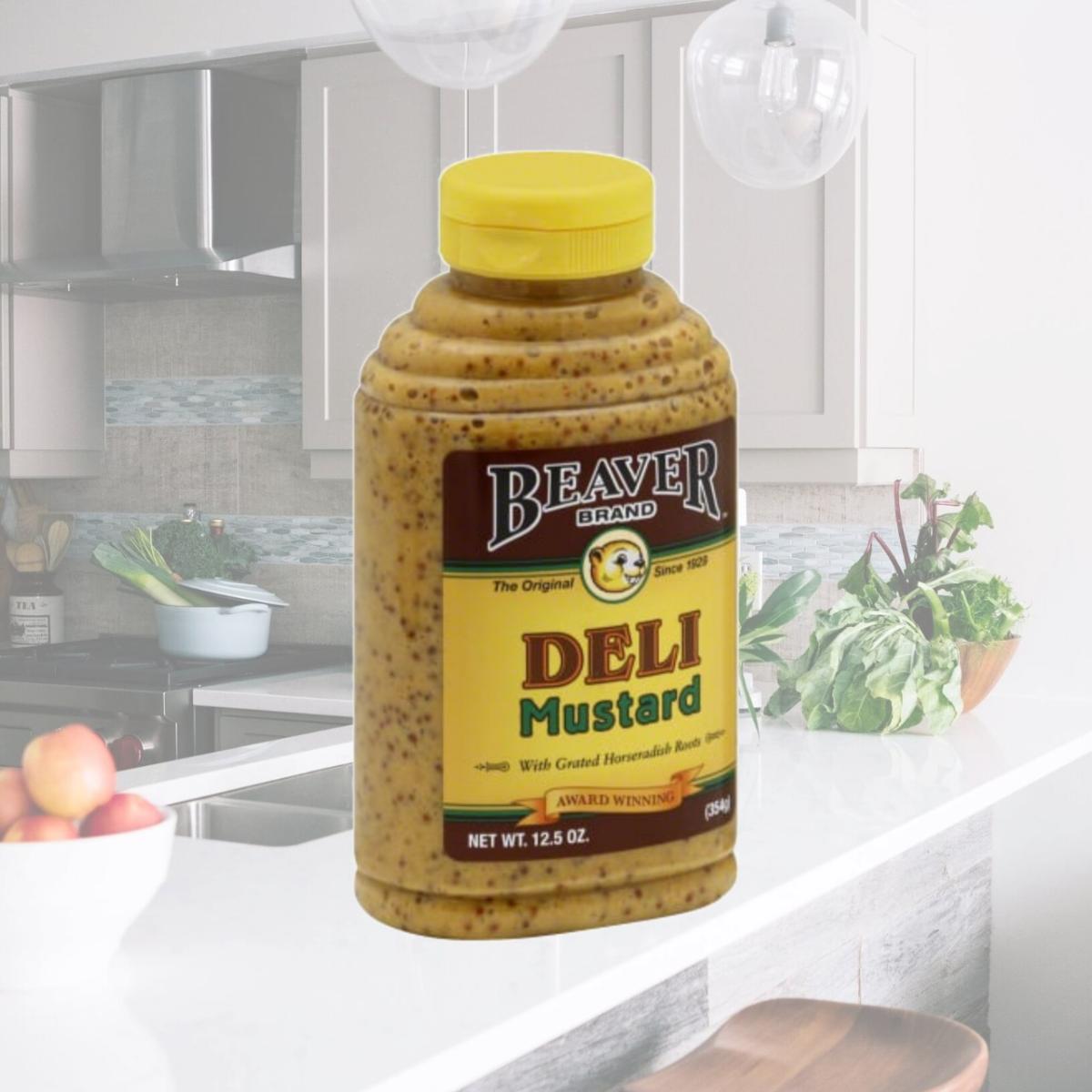 Picture of Beaver KHLV00018556 12.5 oz Deli Mustard Squeeze Bottle