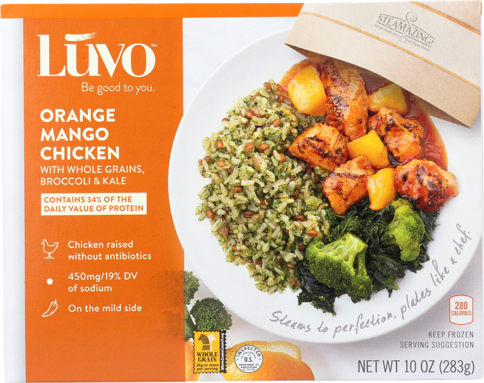UPC 840423100006 product image for Luvo KHFM00121440 Orange Mango Chicken with Whole Grains - Kale & Broccoli - 10  | upcitemdb.com